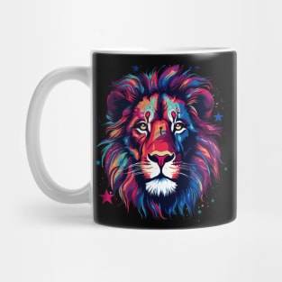 Patriotic Lion Mug